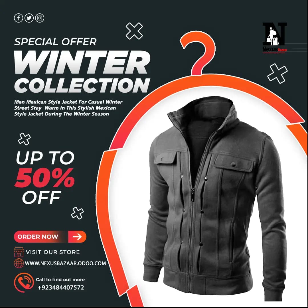 Mexican Style Jacket For Men